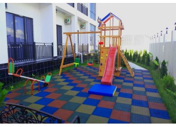 Детская площадка в отеле Парадиз Бич Абхазия